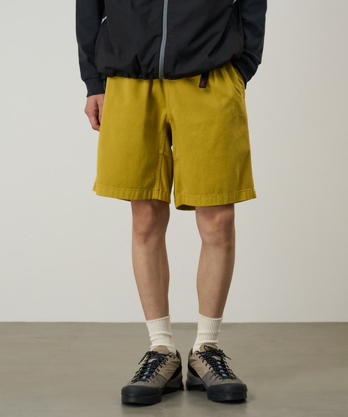 Gramicci(グラミチ)の「G-SHORT PIGT DYE|Gショーツピグメントダイ Gramicci グラミチ(その他パンツ・メンズ・コーラル/パープル系その他/モスグリーン/セージグリーン/ベージュ系その他5/グリーン系その他5/オレンジ系その他5/グレー系その他5/ライトグリーン系5/ブラウン系その他/サンドベージュ/マスタード・S/M/L/XL/XXL)」の10枚目の写真