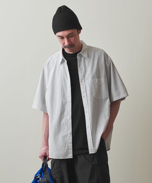 セール】＜Steven Alan＞ コード ボイル レギュラーカラー ショート 