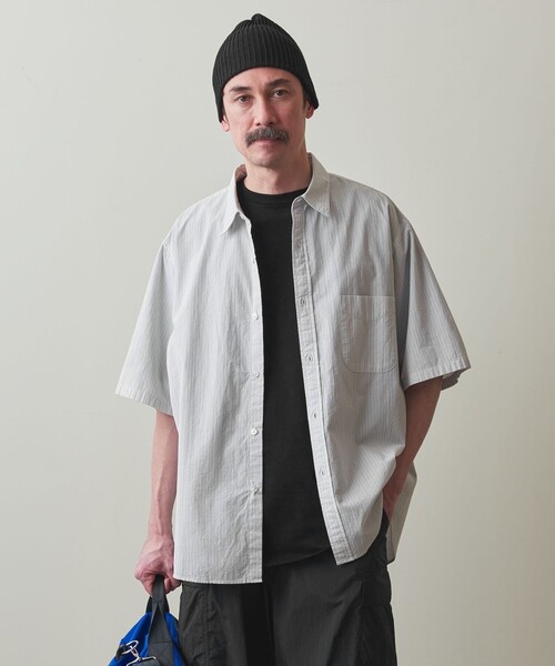 Steven Alanコード ボイル レギュラーカラー ショートスリーブシャツ Steven Alan（スティーブンアラン）の「＜Steven Alan＞ コード