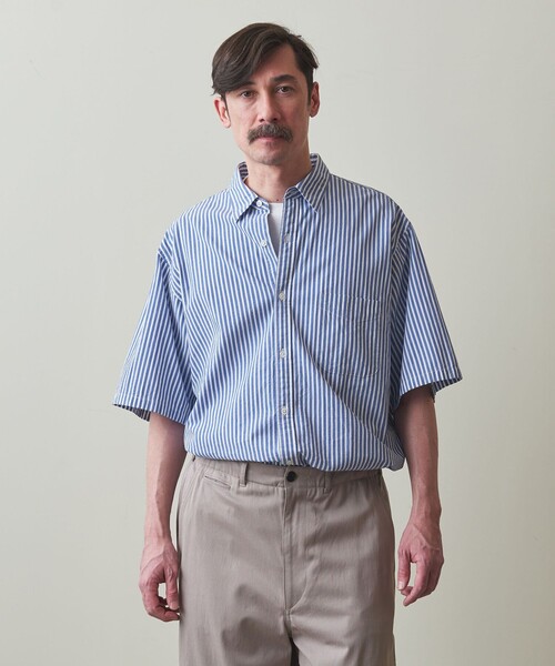 Steven Alanコード ボイル レギュラーカラー ショートスリーブシャツ Steven Alan（スティーブンアラン）の「＜Steven Alan＞ コード