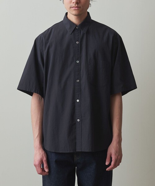 Steven Alanコード ボイル レギュラーカラー ショートスリーブシャツ Steven Alan（スティーブンアラン）の「＜Steven Alan＞ コード