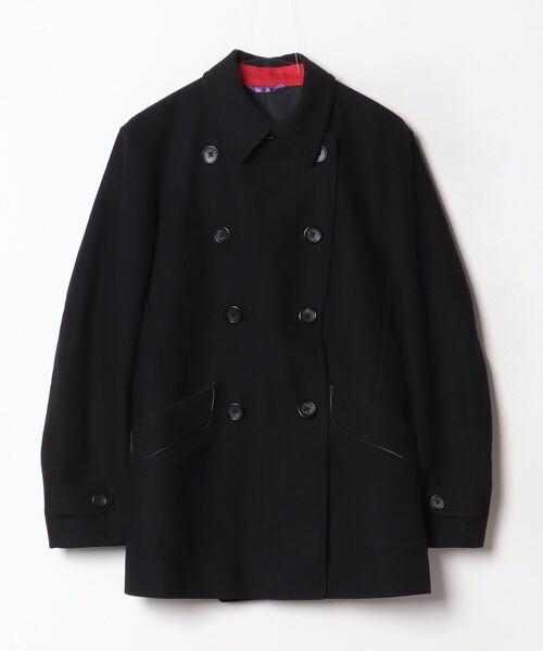 ポールスミス　PaulSmith ピーコート 日本製 PS ポールスミス メルトンウールピーコート メタルボタン