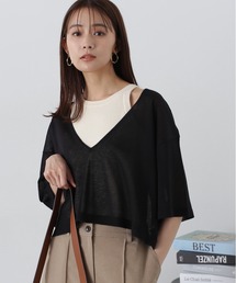 N.（N. Natural Beauty Basic） | ◆アメスリタンク×シアーニットセット(ニット/セーター)