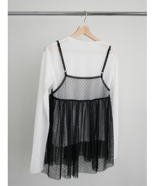 TRUNC（トランクエイティーエイト）の「Tulle &  Pullover SET（Tシャツ/カットソー・レディース・ブラック/アイボリー・FREE）」の20枚目の写真