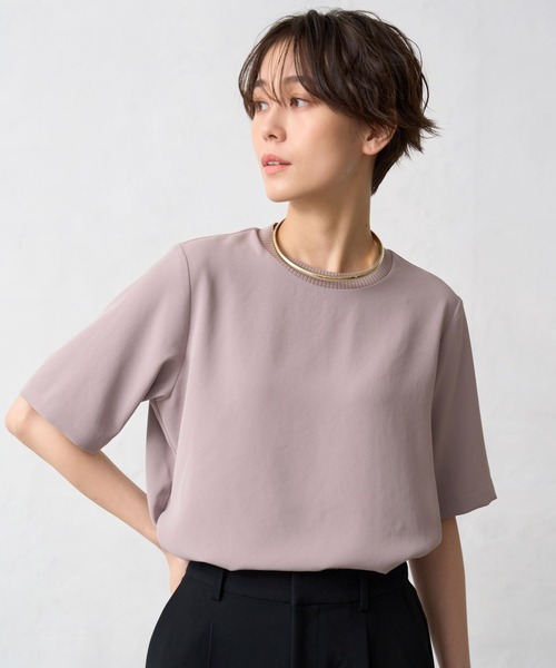 【新品タグ付】BARNYARDSTORM ダブルクロスハーフスリーブプルオーバー セール】BARNYARDSTORM / ダブルクロスハーフスリーブプル