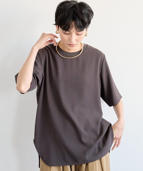 セール】BARNYARDSTORM / ダブルクロスハーフスリーブプルオーバー