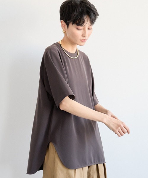 セール】BARNYARDSTORM / ダブルクロスハーフスリーブプルオーバー