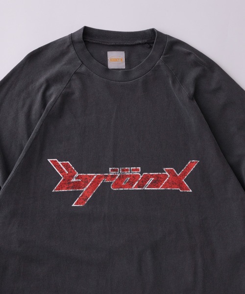 WHO'S WHO gallery（フーズフーギャラリー）の「【ZOZOTOWN限定】BRONXヴィンテージライクロンTEE（Tシャツ/カットソー・メンズ・ホワイト×ブラック/チャコールグレー/ネイビー・FREE）」の19枚目の写真