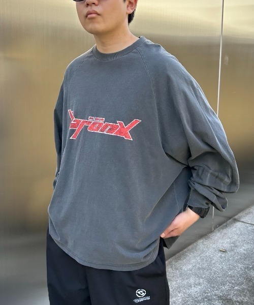 WHO'S WHO gallery（フーズフーギャラリー）の「【ZOZOTOWN限定】BRONXヴィンテージライクロンTEE（Tシャツ/カットソー・メンズ・ホワイト×ブラック/チャコールグレー/ネイビー・FREE）」の7枚目の写真
