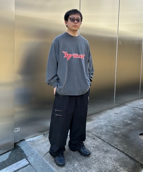 WHO'S WHO gallery（フーズフーギャラリー）の「【ZOZOTOWN限定】BRONXヴィンテージライクロンTEE（Tシャツ/カットソー・メンズ・ホワイト×ブラック/チャコールグレー/ネイビー・FREE）」の11枚目の写真