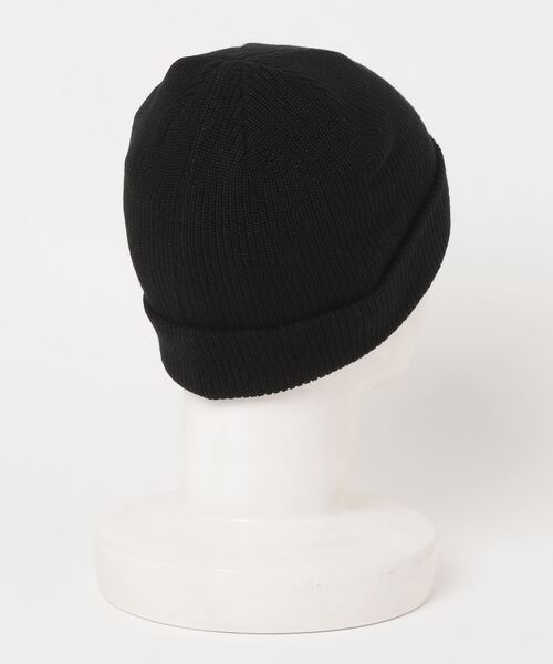 UNIVERSAL OVERALL（ユニバーサルオーバーオール）の「UNIVERSAL OVERALL ﾈｰﾑﾆｯﾄﾜｯﾁ（ニットキャップ/ビーニー・メンズ・ブラック/ブラウン/グレー・FREE）」の4枚目の写真