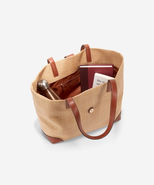 コールハーン　クラシックストロートートバッグ COLE HAAN（コールハーン）の「クラッシック ストロー トート