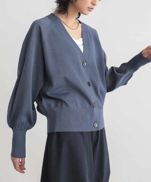 【新品未使用】SNIDEL♡バックドロストシアーボレロカーディガン ブラック バックドロストシアーボレロカーディガン(カーディガン