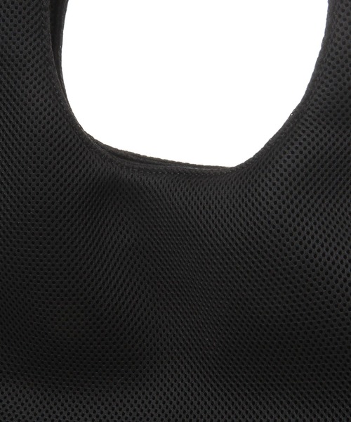 LAKOLE（ラコレ）の「メッシュギャザートートバッグ / 109586（ショルダーバッグ・レディース・ライトグレー/ブラック/オフホワイト・FREE）」の8枚目の写真