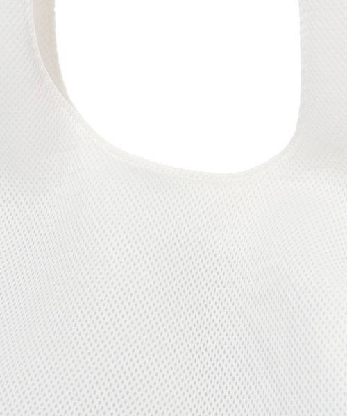 LAKOLE（ラコレ）の「メッシュギャザートートバッグ / 109586（ショルダーバッグ・レディース・ライトグレー/ブラック/オフホワイト・FREE）」の13枚目の写真