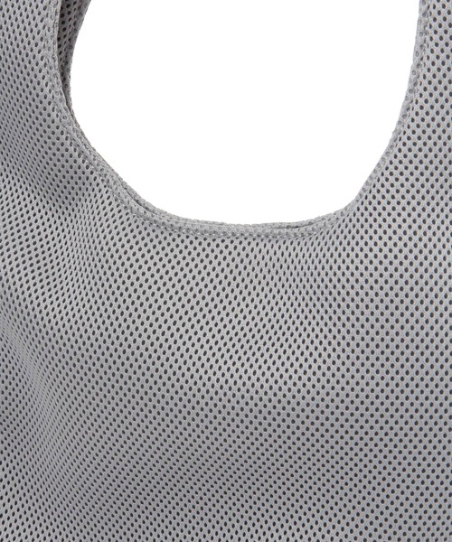 LAKOLE（ラコレ）の「メッシュギャザートートバッグ / 109586（ショルダーバッグ・レディース・ライトグレー/ブラック/オフホワイト・FREE）」の15枚目の写真