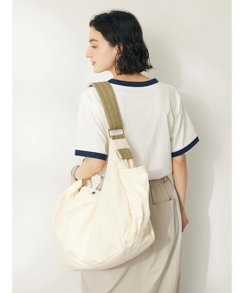 CRAFT STANDARD BOUTIQUE（クラフトスタンダードブティック）の「キャンバスニュースペーパーバッグ（エコバッグ/サブバッグ・レディース・ナチュラル/カーキ・FREE）」の9枚目の写真