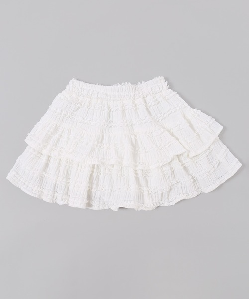 PHILLY（フィリー）の「【PHILLY】フリルティアードミニスカート（スカート・レディース・ブラック/ホワイト・FREE）」の15枚目の写真