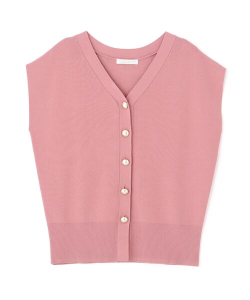 PROPORTION BODY DRESSING(プロポーションボディドレッシング)の「金ボタン付きニットベスト / 1214170511(ニット/セーター・レディース・ピンク/ブルー/ブラック・FREE)」の20枚目の写真