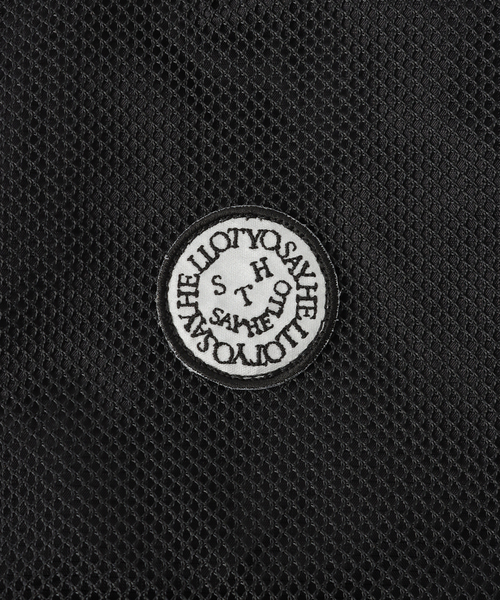 SAYHELLO(セイハロー)の「【SAYHELLO / セイハロー】New Daylily Mesh Bag(バックパック/リュック・メンズ・ブラック・FREE)」の13枚目の写真