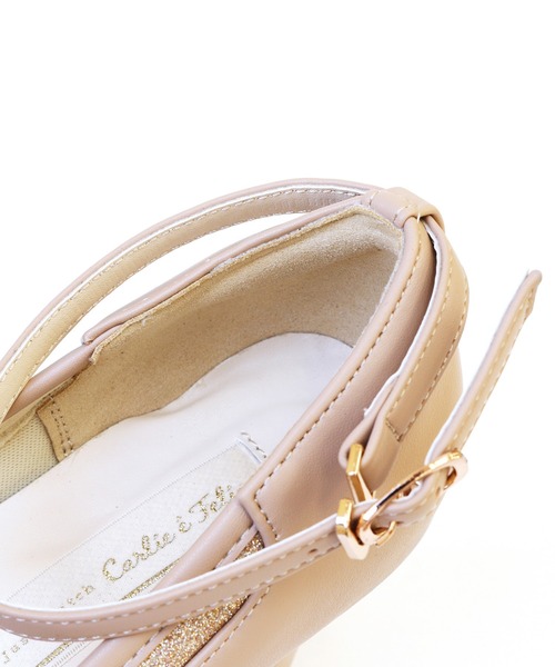 Carlie e felice（カーリーエフェリーチェ）の「【Carlie e felice/カーリーエフェリーチェ】2WAYグリッターラインパンプス７０（パンプス・レディース・ベージュ/ブラック・22.5cm/23.0cm/23.5cm/24.0cm/24.5cm）」の15枚目の写真