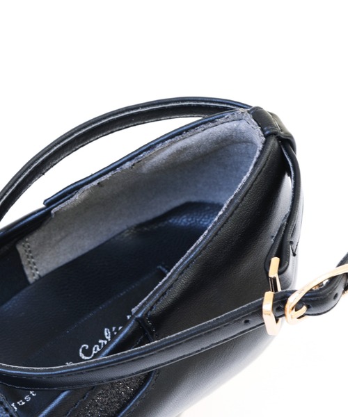 Carlie e felice（カーリーエフェリーチェ）の「【Carlie e felice/カーリーエフェリーチェ】2WAYグリッターラインパンプス７０（パンプス・レディース・ベージュ/ブラック・22.5cm/23.0cm/23.5cm/24.0cm/24.5cm）」の9枚目の写真