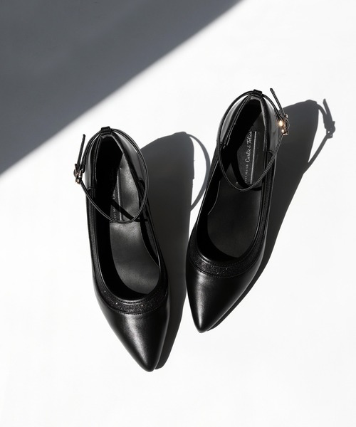 Carlie e felice（カーリーエフェリーチェ）の「【Carlie e felice/カーリーエフェリーチェ】2WAYグリッターラインパンプス７０（パンプス・レディース・ベージュ/ブラック・22.5cm/23.0cm/23.5cm/24.0cm/24.5cm）」の18枚目の写真