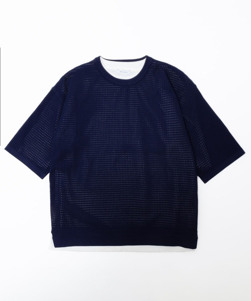 URBAN COLLECTION（アーバンコレクション）の「ゆったりシルエット Tシャツとニットのアンサンブル（Tシャツ/カットソー・メンズ・ネイビー/ライトグレー/チャコールグレー・S/M/L/XL）」の3枚目の写真