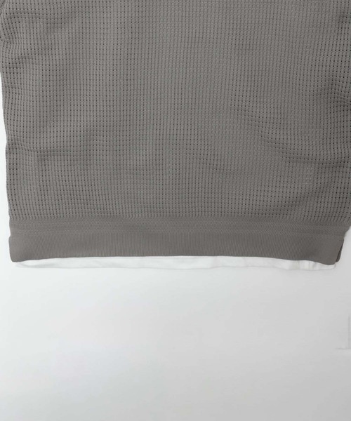 URBAN COLLECTION（アーバンコレクション）の「ゆったりシルエット Tシャツとニットのアンサンブル（Tシャツ/カットソー・メンズ・ネイビー/ライトグレー/チャコールグレー・S/M/L/XL）」の8枚目の写真