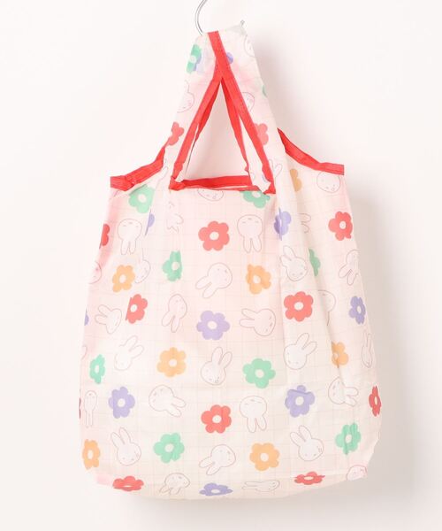 Miffy( ミッフィー)の「miffy/ミッフィー エコバック フラワーポップシリーズ(エコバッグ/サブバッグ・レディース・マルチ/グレー・ONE SIZE)」の5枚目の写真