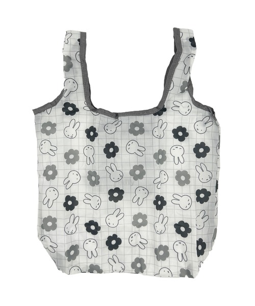 Miffy( ミッフィー)の「miffy/ミッフィー エコバック フラワーポップシリーズ(エコバッグ/サブバッグ・レディース・マルチ/グレー・ONE SIZE)」の12枚目の写真