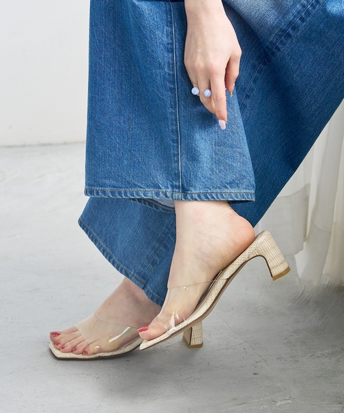 LE TALON（ルタロン）の「5.5cmPVCサンダル（サンダル・レディース・アイボリー/ナチュラル/イエロー・SMALL/MEDIUM/LARGE/X-LARGE）」の6枚目の写真