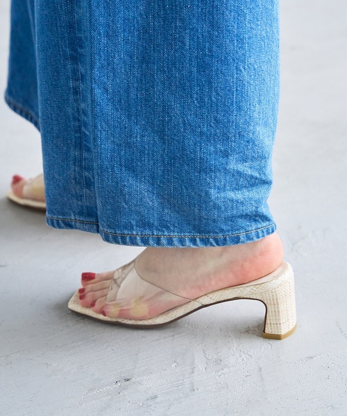 LE TALON（ルタロン）の「5.5cmPVCサンダル（サンダル・レディース・アイボリー/ナチュラル/イエロー・SMALL/MEDIUM/LARGE/X-LARGE）」の7枚目の写真