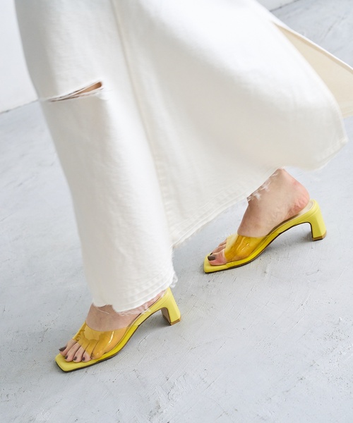 LE TALON（ルタロン）の「5.5cmPVCサンダル（サンダル・レディース・アイボリー/ナチュラル/イエロー・SMALL/MEDIUM/LARGE/X-LARGE）」の14枚目の写真