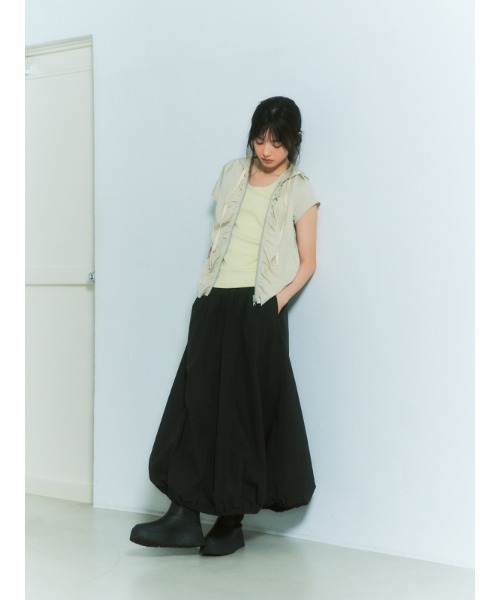 【セール】ドロストヘムバルーンスカート（スカート）｜CHAROL（シャロル）