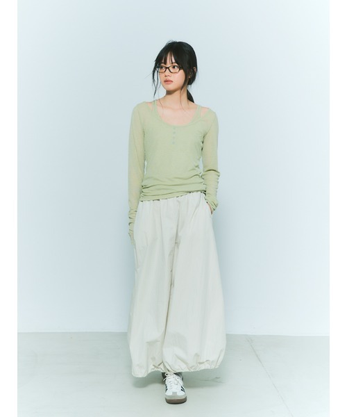 【セール】ドロストヘムバルーンスカート（スカート）｜CHAROL（シャロル）