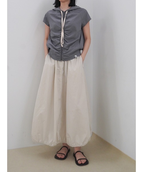 【セール】ドロストヘムバルーンスカート（スカート）｜CHAROL（シャロル）