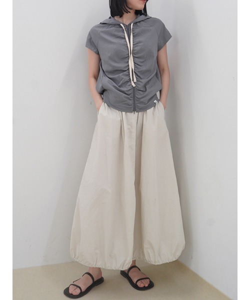 【セール】ドロストヘムバルーンスカート（スカート）｜CHAROL（シャロル）