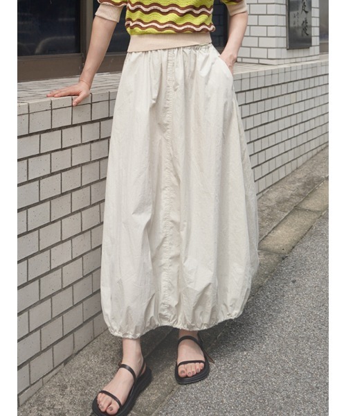 【セール】ドロストヘムバルーンスカート（スカート）｜CHAROL（シャロル）