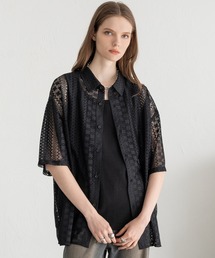 LACE SHEER REGULAR SHIRT/レースシアーレギュラーシャツ