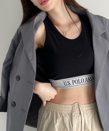 【Ada.別注】U.S. POLO ASSN. 　クロップド タンクトップ インナー