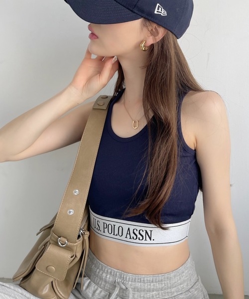 U.S. POLO ASSN.(ユーエスポロアッスン)の「【Ada.別注】U.S. POLO ASSN. クロップド タンクトップ インナー(タンクトップ・レディース・オフホワイト/グレー/ブラック/ネイビー・FREE)」の17枚目の写真