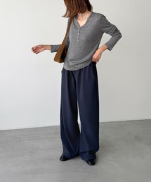 El mar　ワイドレッグスウェットパンツ