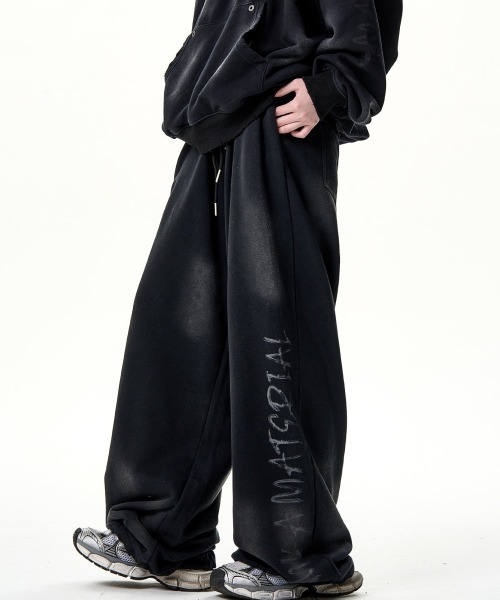 mushwear（マッシュウェア）の「Loose Wash Distressed Sweat