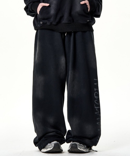 Loose Wash Distressed Sweat Pants（スウェットパンツ