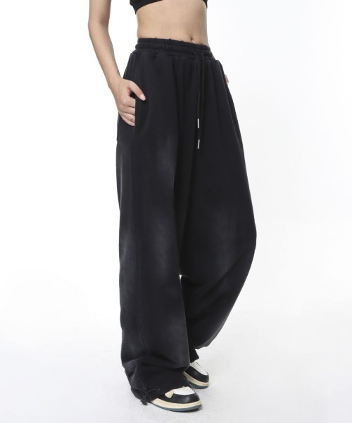 mushwear（マッシュウェア）の「ウルトラワイドバギースウェットパンツ（スウェットパンツ・メンズ・アイボリー/ブラック・X-LARGE/LARGE/MEDIUM/XX-LARGE/SMALL）」の15枚目の写真