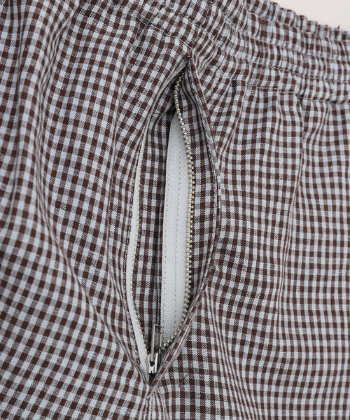 EDIFICE LA BOUCLE（エディフィスラブークル）の「LA BOUCLE (ラブークル) French Linen ショーツ（その他パンツ・メンズ・ブラウン/サックスブルー・3/2）」の14枚目の写真