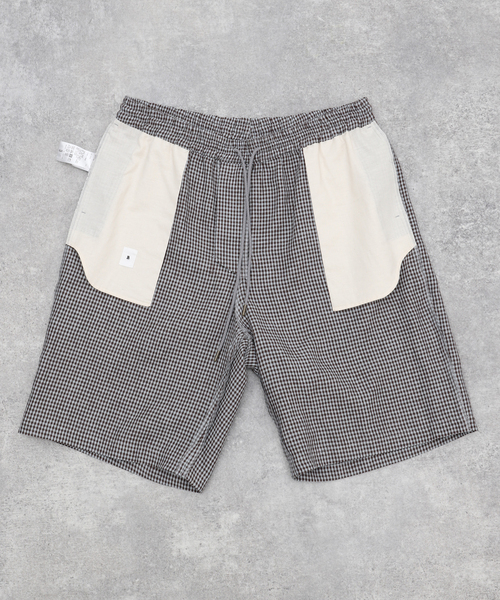 EDIFICE LA BOUCLE（エディフィスラブークル）の「LA BOUCLE (ラブークル) French Linen ショーツ（その他パンツ・メンズ・ブラウン/サックスブルー・3/2）」の15枚目の写真