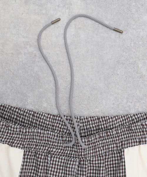 EDIFICE LA BOUCLE（エディフィスラブークル）の「LA BOUCLE (ラブークル) French Linen ショーツ（その他パンツ・メンズ・ブラウン/サックスブルー・3/2）」の16枚目の写真