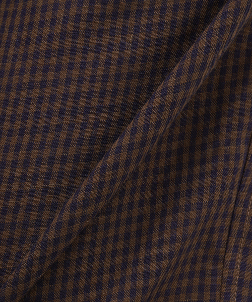 EDIFICE LA BOUCLE（エディフィスラブークル）の「LA BOUCLE (ラブークル) French Linen ショーツ（その他パンツ・メンズ・ブラウン/サックスブルー・3/2）」の19枚目の写真